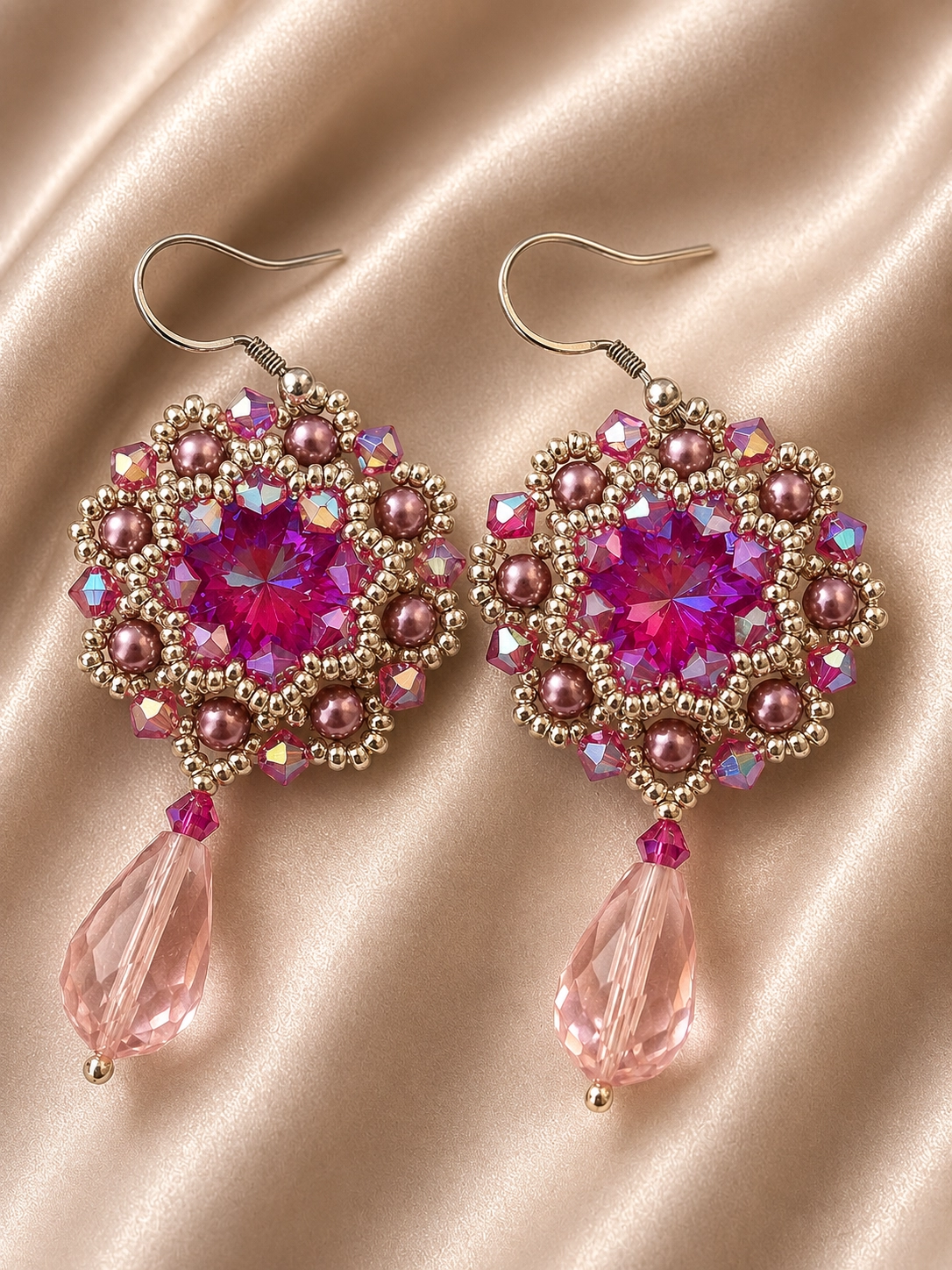 Boucles d'oreilles artisanales 