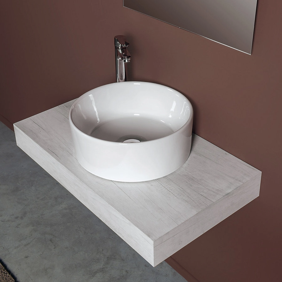 MOOD LAVABO ROUND DA APPPOGGIO ø40CM bianco lucido