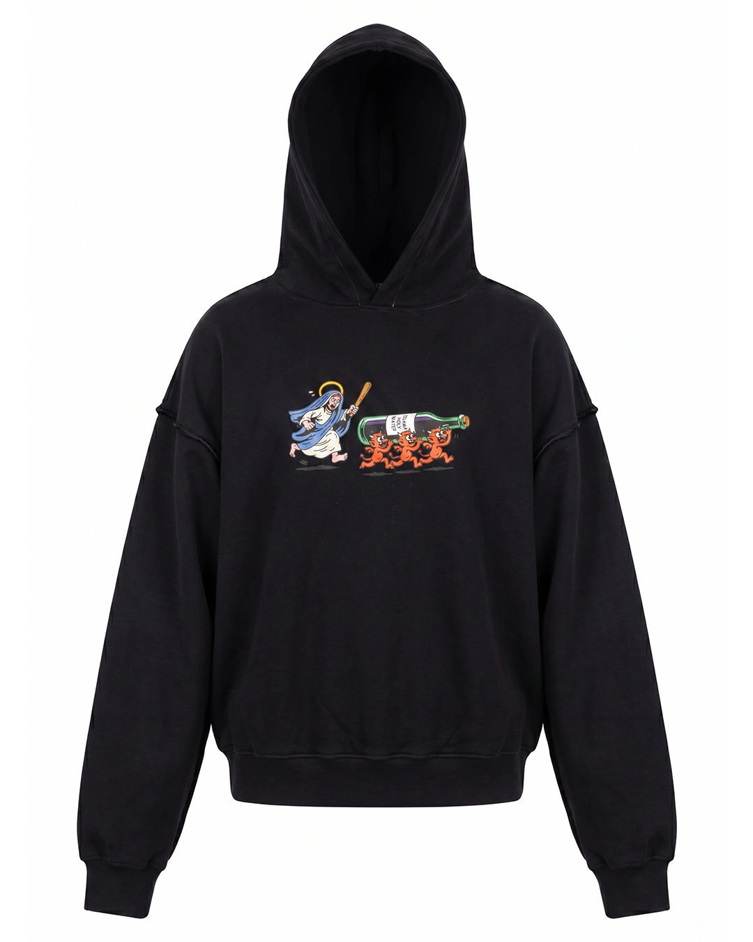 Ultra Oversized Reverse Stitch Hoodie