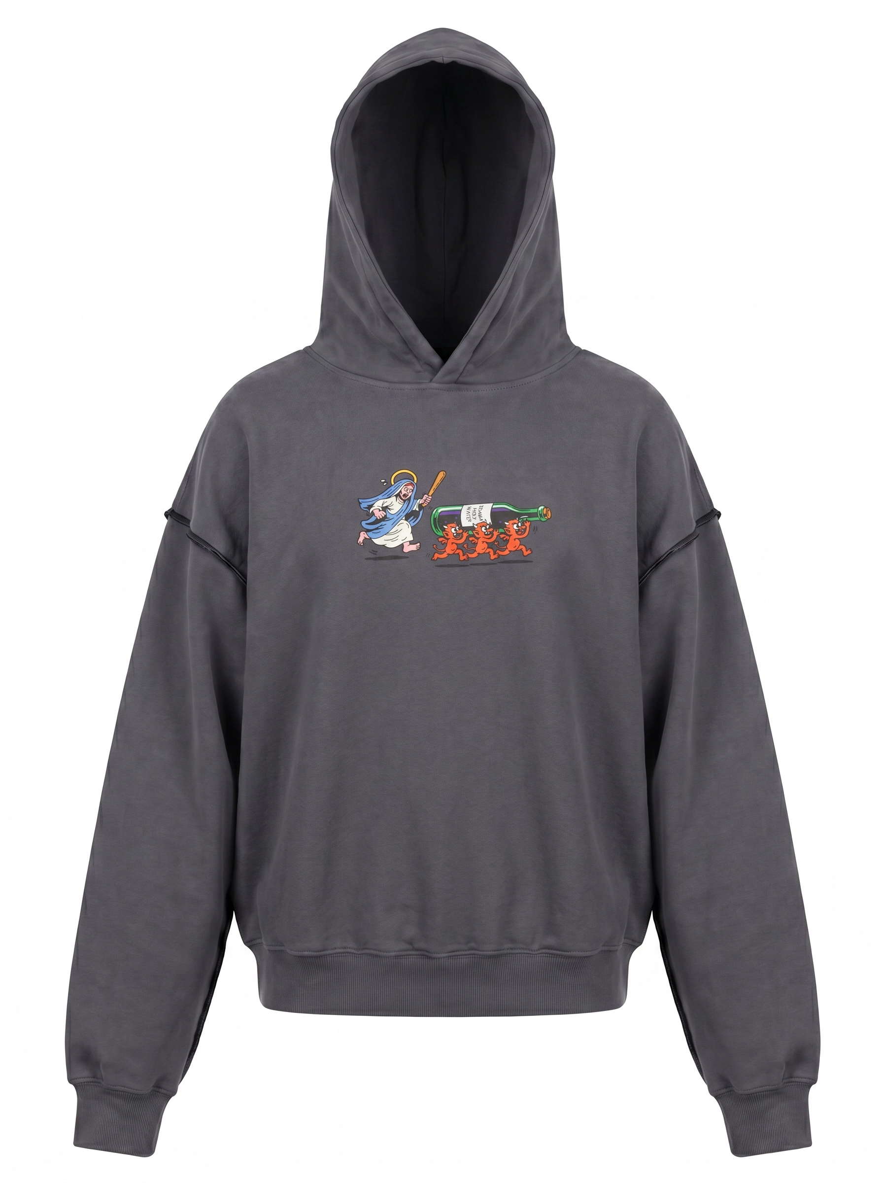 Ultra Oversized Reverse Stitch Hoodie