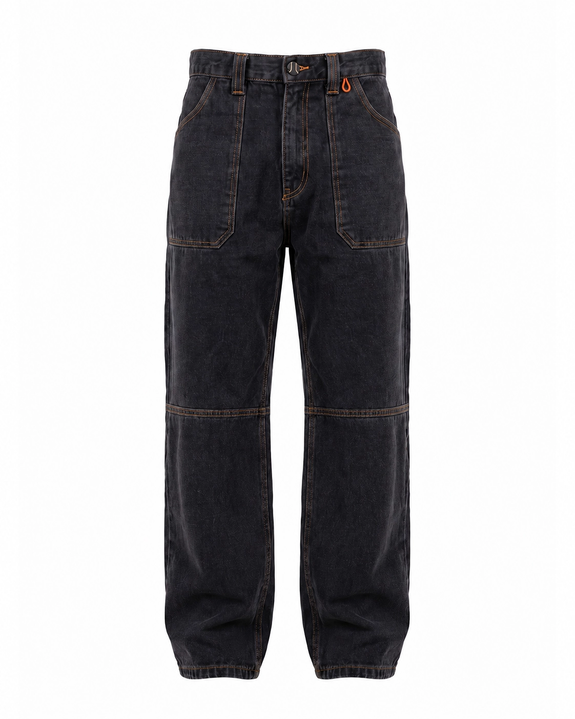 Oversized Five Pocket Denim Trousers
