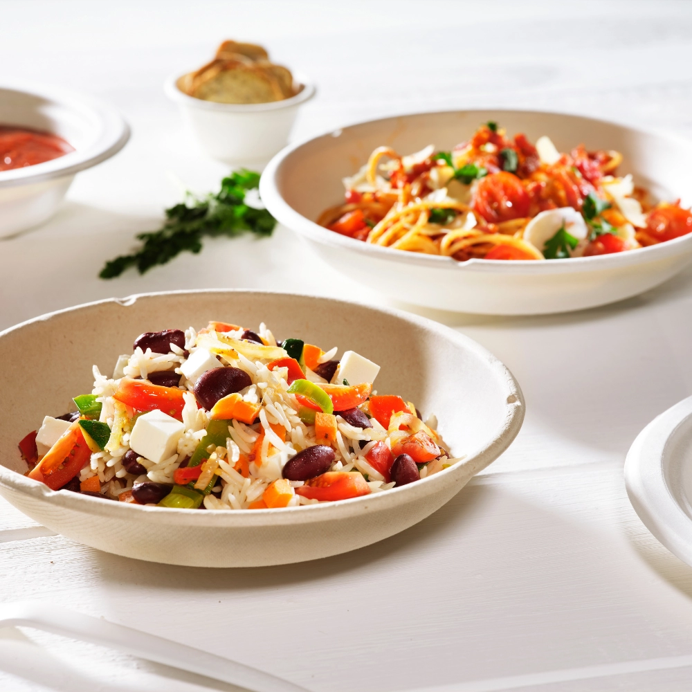 Bowls in cellulosa BIO Bagasse - 940ml - D195 - View1