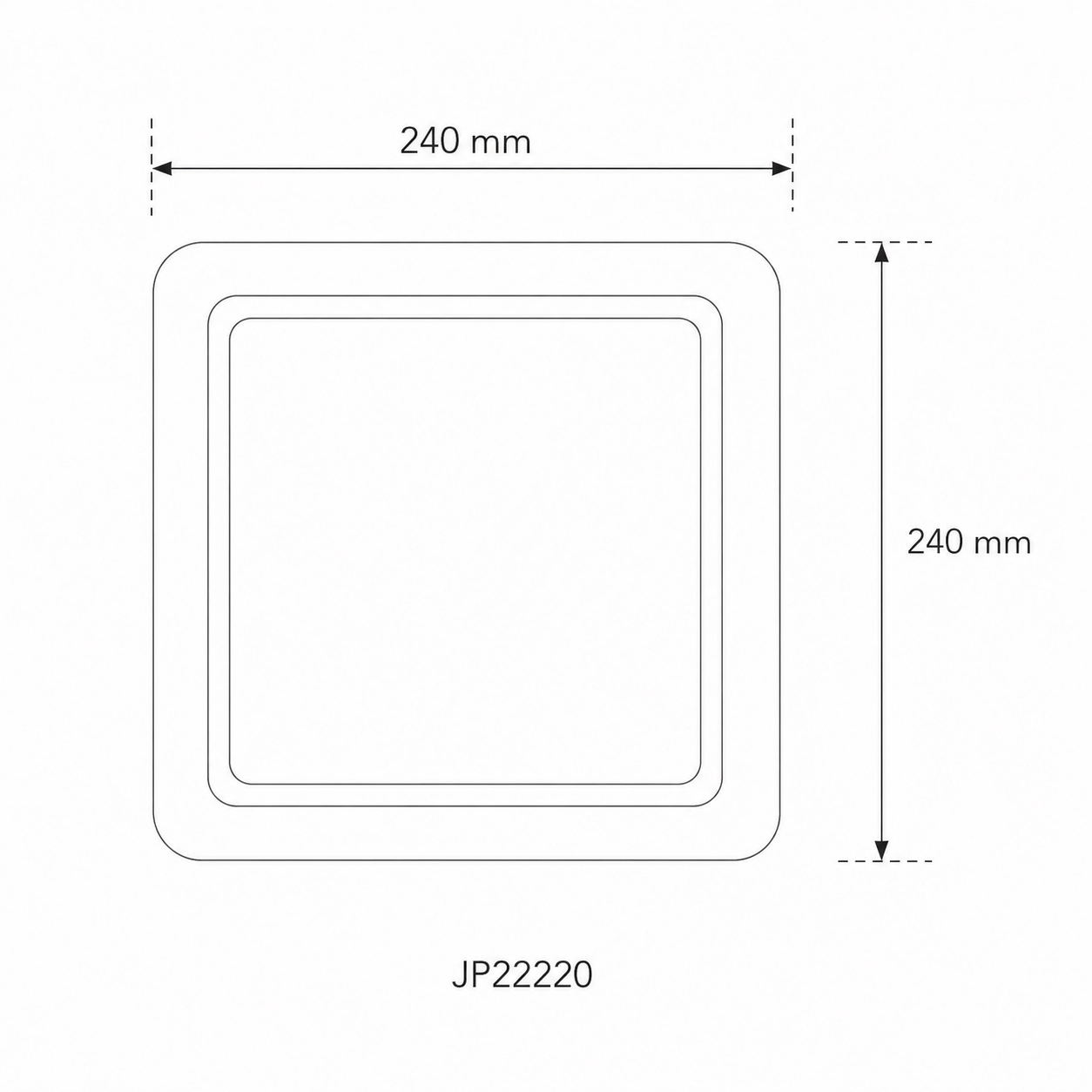 Piatti piani Design 24x24 - Linea Diamond - NO PFAS - View1
