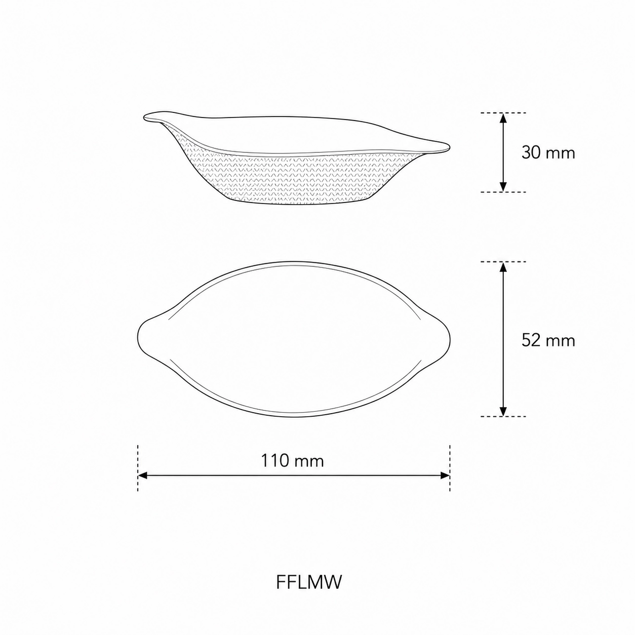 Finger Food 'Limone' (11x5,2x3 cm) canna da zucchero bianca - View3