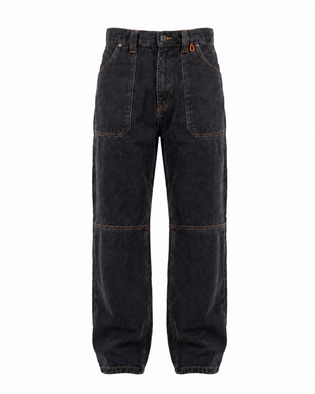 Oversized Five Pocket Denim Trousers
