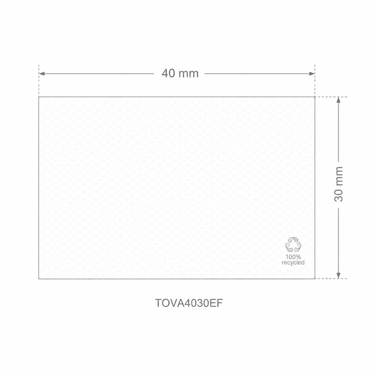 Tovagliette  40x30 riciclato, bio e compostabile, light - View1