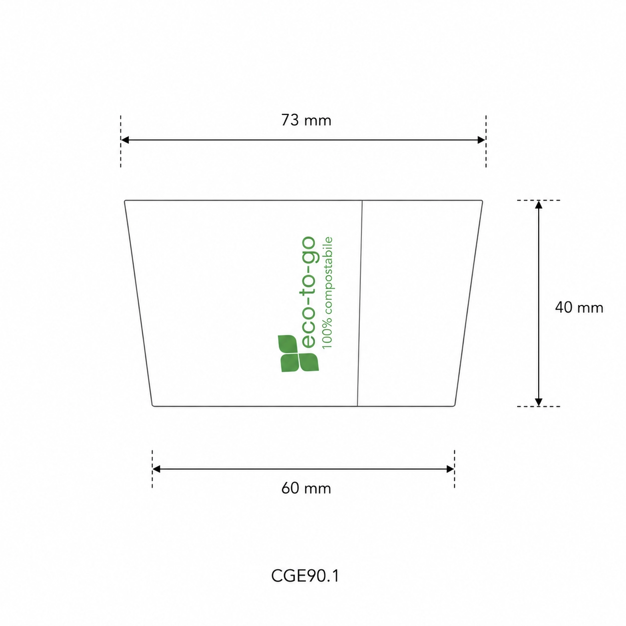 Coppette gelato Eco to go biodegradabili - 90cc  - View2