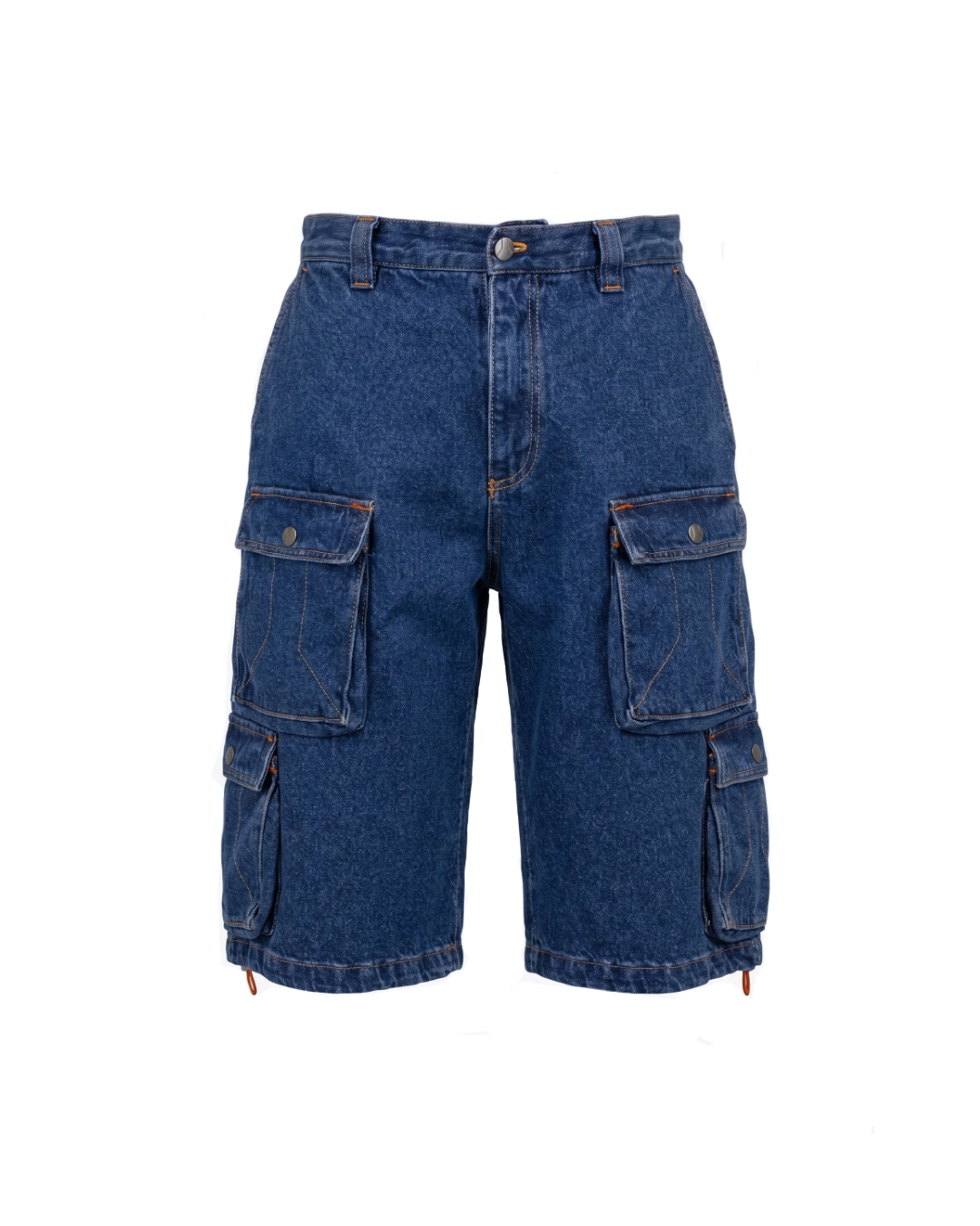 Utility Denim Cargo Shorts_Mens