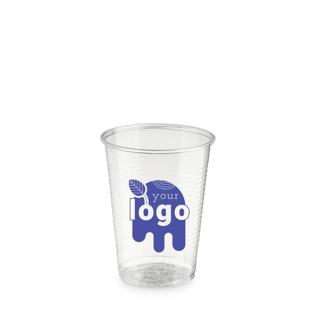 Bicchieri personalizzati in PLA biodegradabili, tacca CE a 200ml (230ml raso) - SLIM D70  - Main view