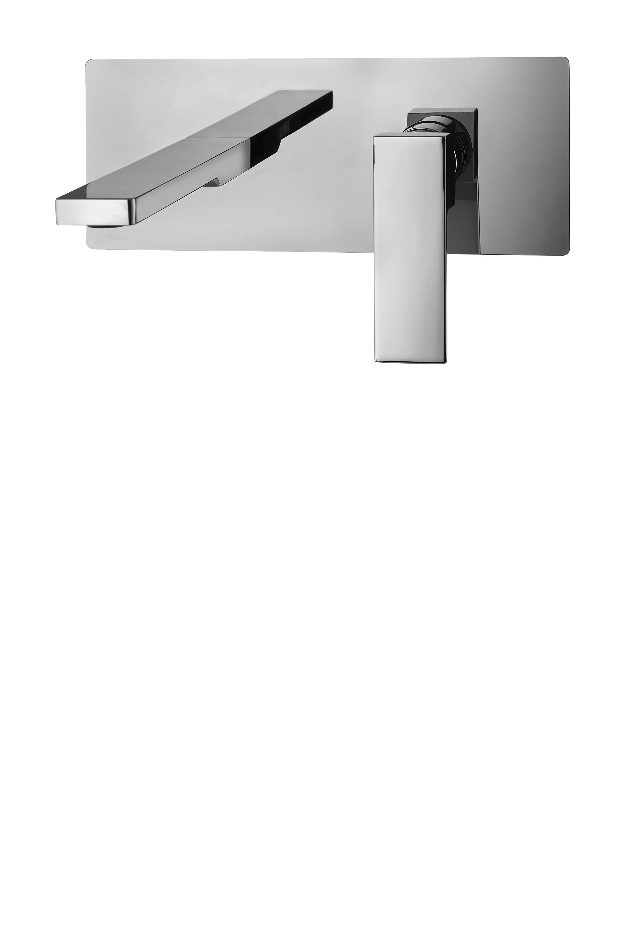 ELLE Einbau-Waschtischbatterie mit 240 mm ELLE Stahl-Auslaufgarnitur - EL106ST - PAFFONI