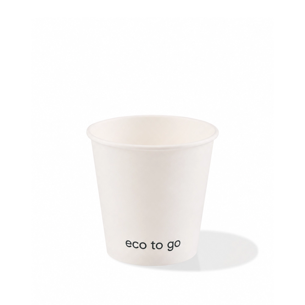 Bicchieri in cartoncino bio 120ml bianchi 'Eco to go BLU' Onlypaper - D64 - PROMO - Main view