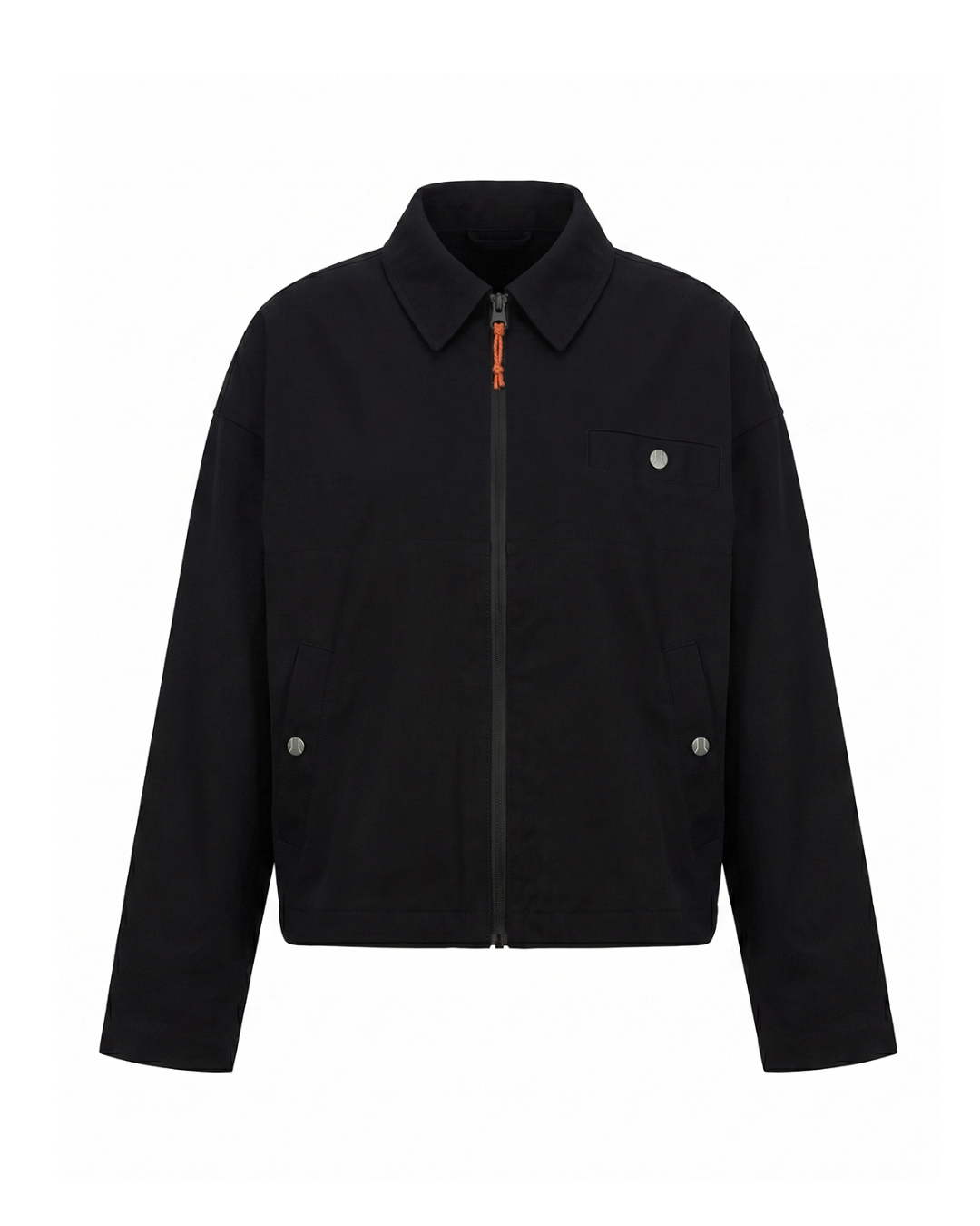 Gabardine Cotton Blend Short Jacket