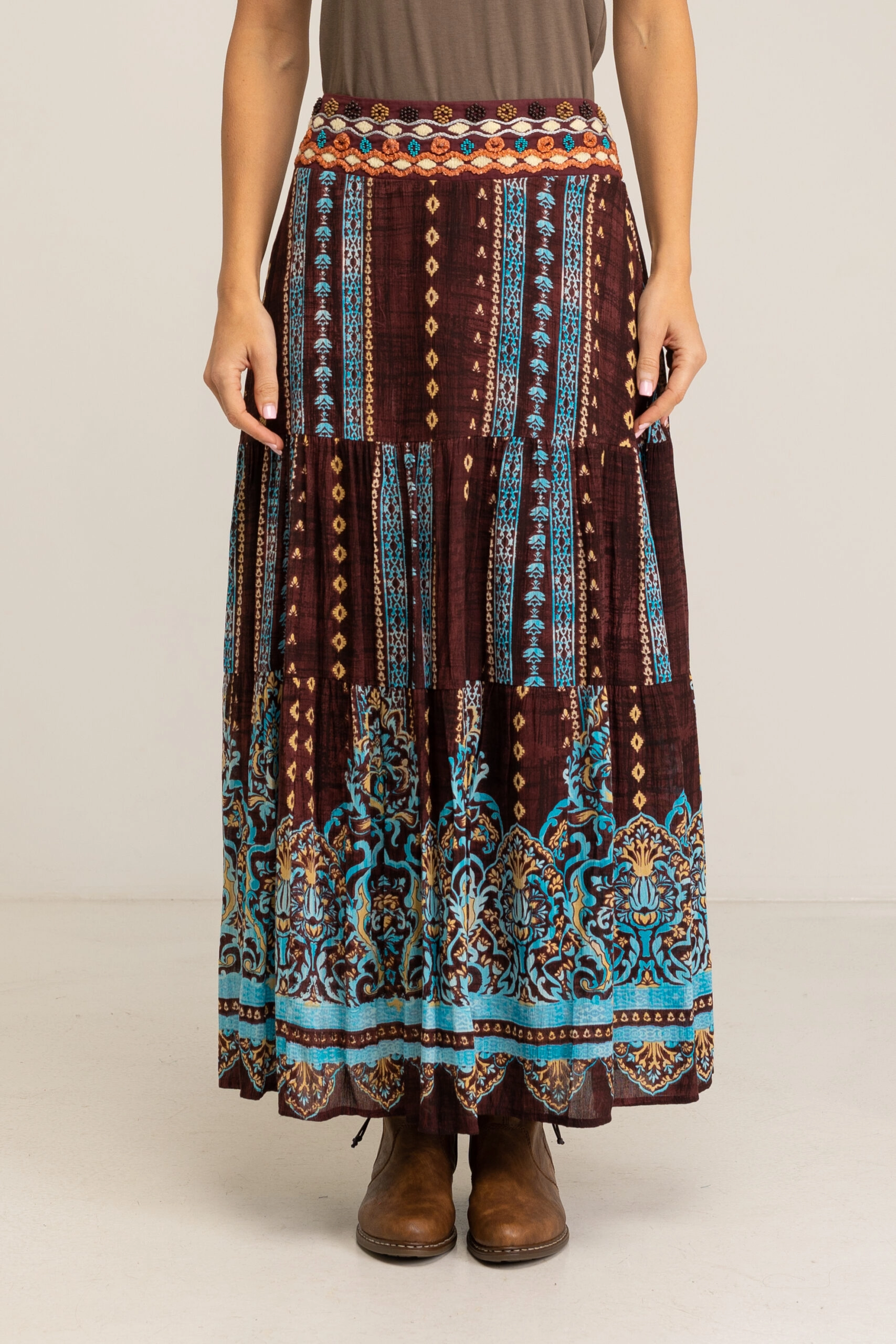 Long Bohemian Style Skirt 