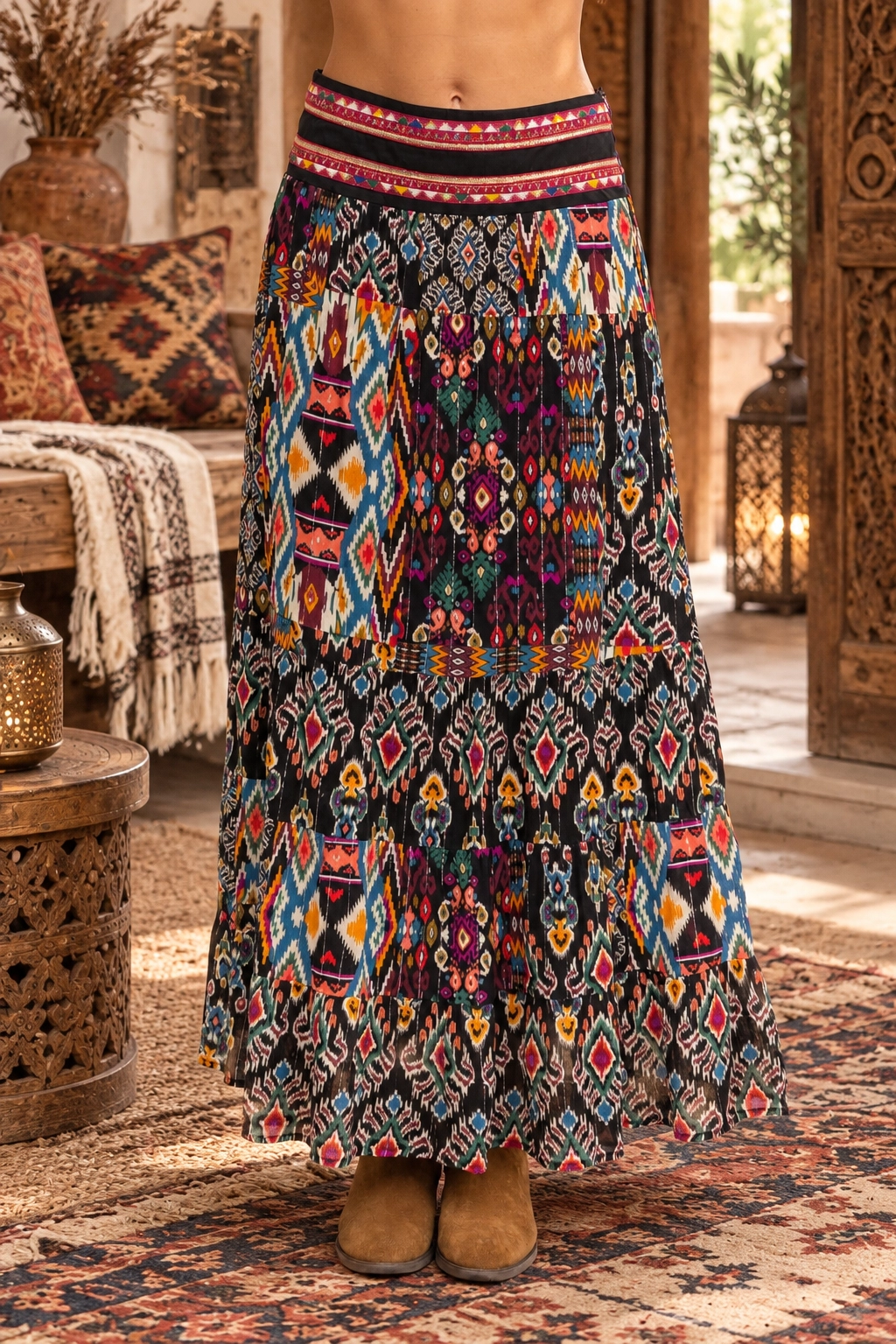 Gonna Lunga Boho Chic
