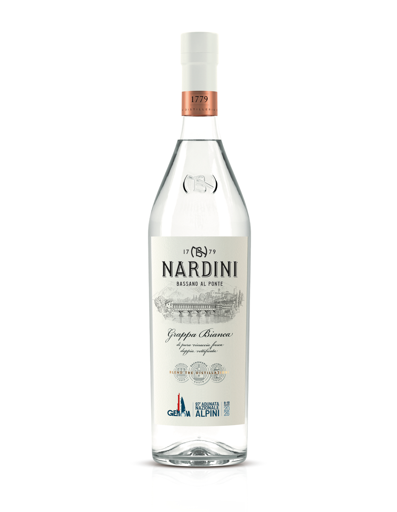 Grappa Bianca Nardini 97^ Adunata Alpini Genova 2026