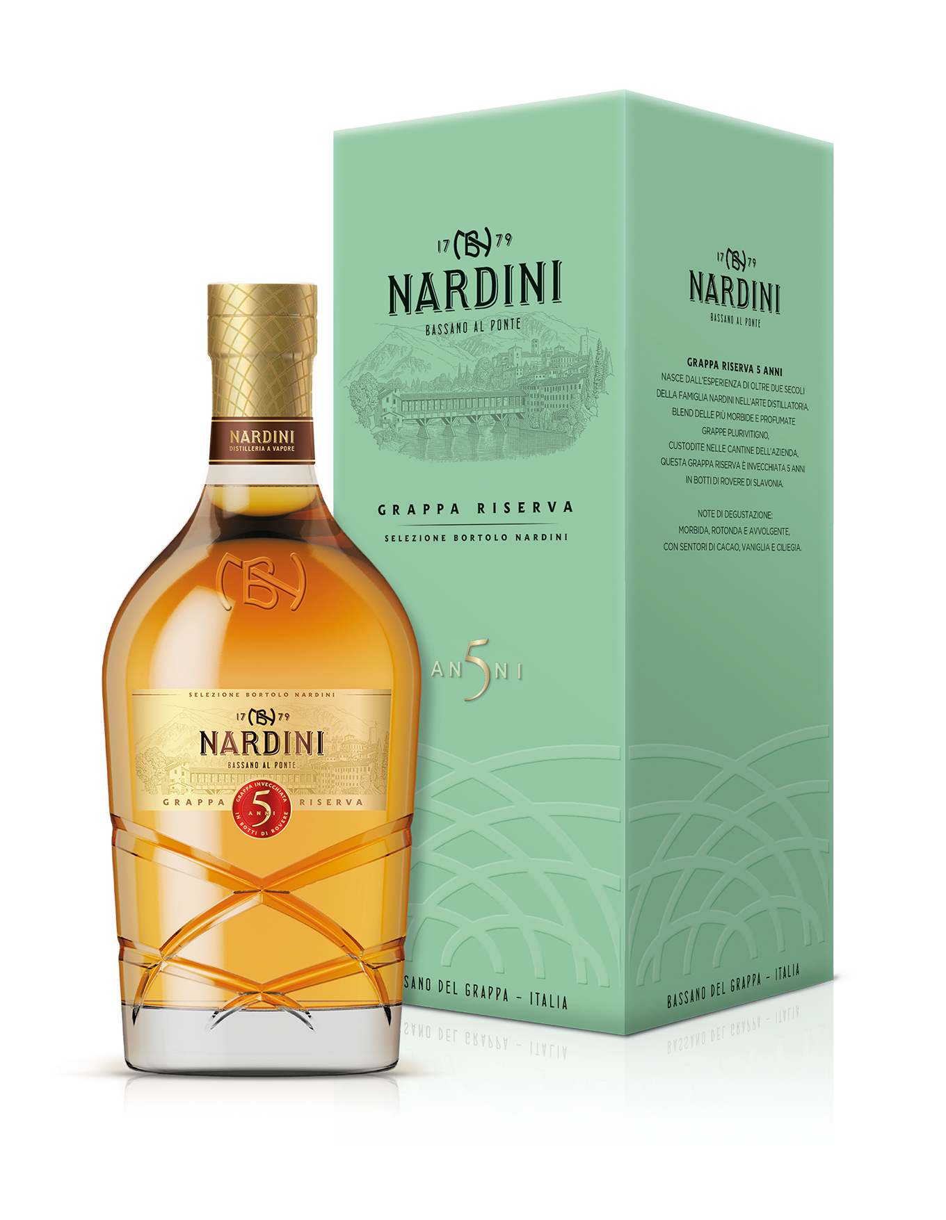 Grappa Riserva 5 anni Selezione Bortolo Nardini