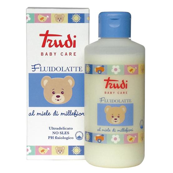 TRUDI BABY CARE FLUIDOLATTE AL MIELE MILLEFIORI INDICATO PER USO QUOTIDIANO  DI MANI ED ALTRE PARTI DEL CORPO