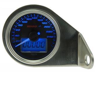 Tachimetro Per Barche Universale - Montaggio Su Tubo Pilota, Fino A 80 MPH, Bianco In Plastica - Foto 5