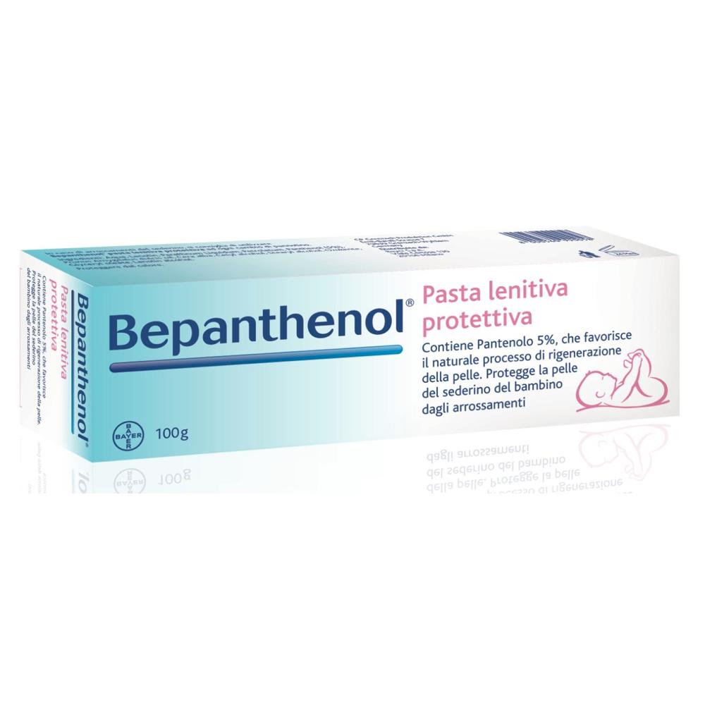 Bepanthenol Pasta Lenitiva Protettiva - Crema lenitiva per neonati - 100 g