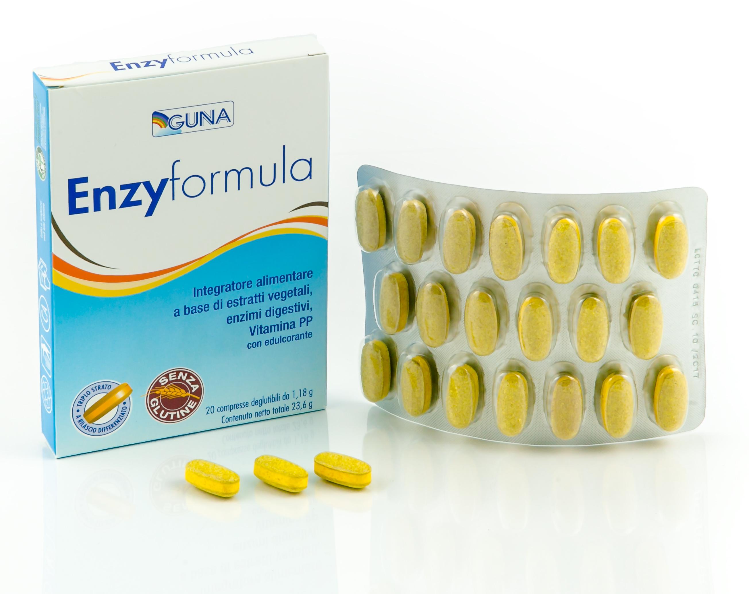 Enzy formula guna 20 cpr | per digestione e ripristino funzionalità epatica