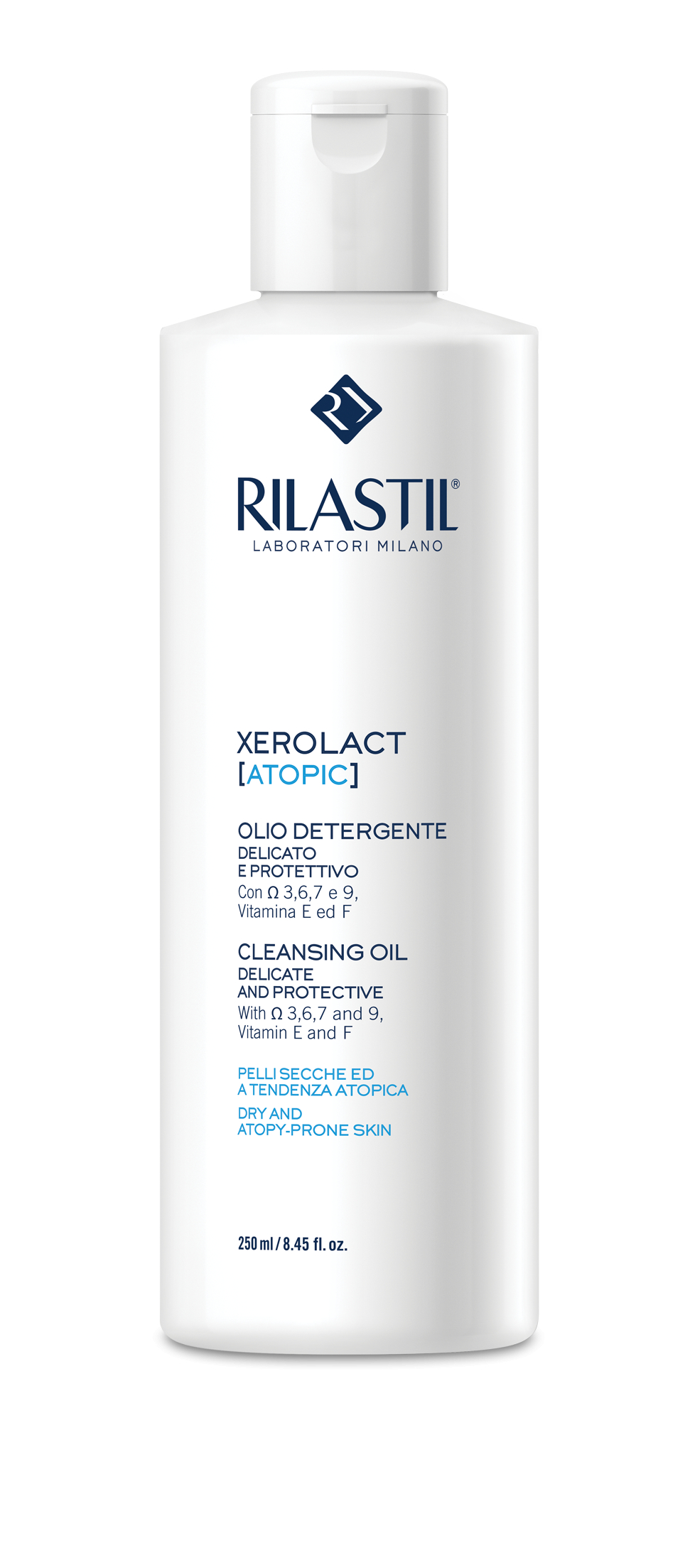 Rilastil Xerolact Olio Detergente Viso e Corpo per Neonati