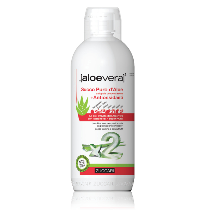 Zuccari Aloe VeraX2 Succo D'aloe Più Enertonici 3 X 1000 Ml Aloe Vera Da Bere - Foto 3