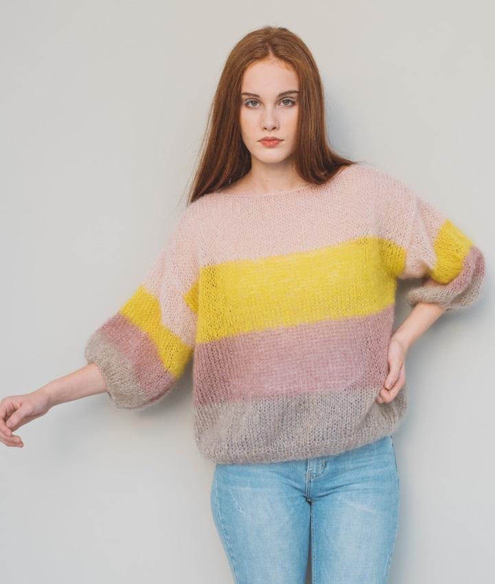 Miera Iera Pull Wool Knit Kit for Scarves and Snoods online + Pattern