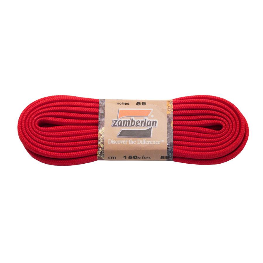 FLAT LACES Red Flat Replacement Laces by Zamberlan Zamberlan USA