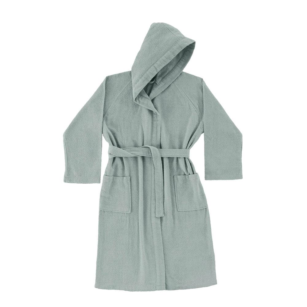 Terry toweling bathrobe with hood ONLY YOURS Zucchi - var. mint 1267