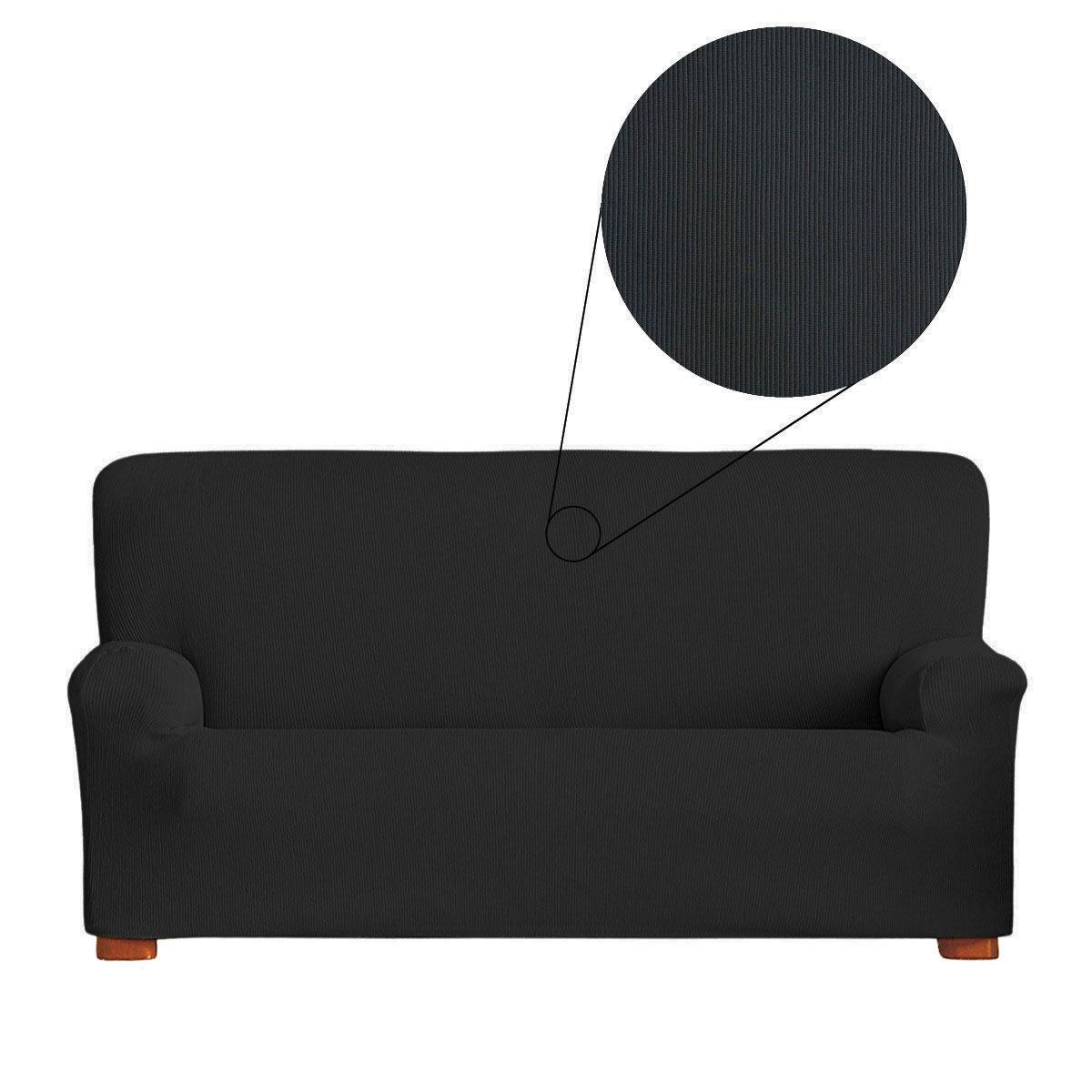 Copridivano 2 posti elasticizzato MILLERIGHE da 125 a 175 cm - diversi colori