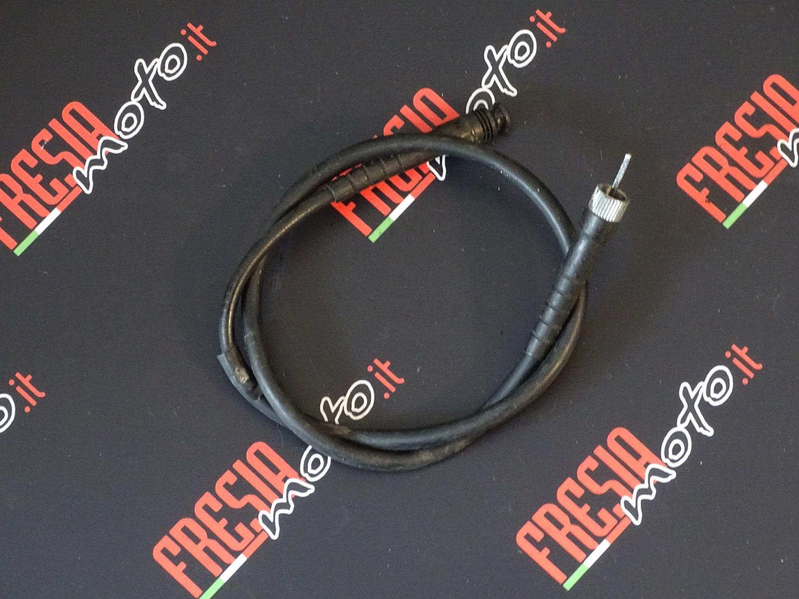 Cavo Contachilometri Per Motorini Hercules: 650 Mm, Nero, Per Modelli M, MF, 2,3,4,5 Con Tachimetro A Lampada