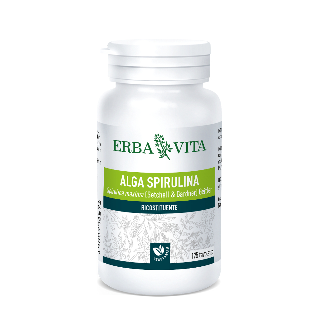 ALGA SPIRULINA AZIONE RICOSTITUENTE 400 MG 125 TAVOLETTE ERBAVITA