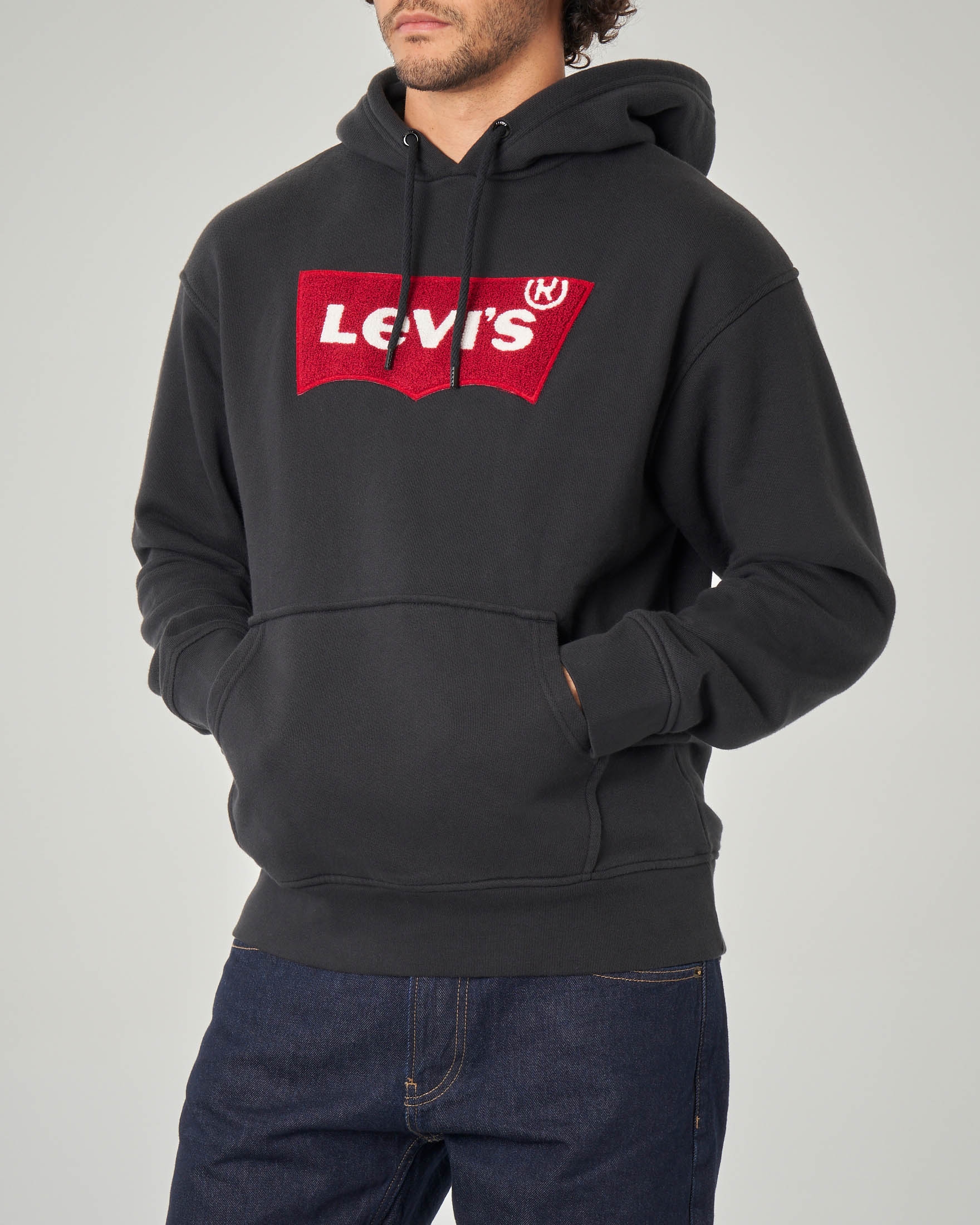 felpa nera levis