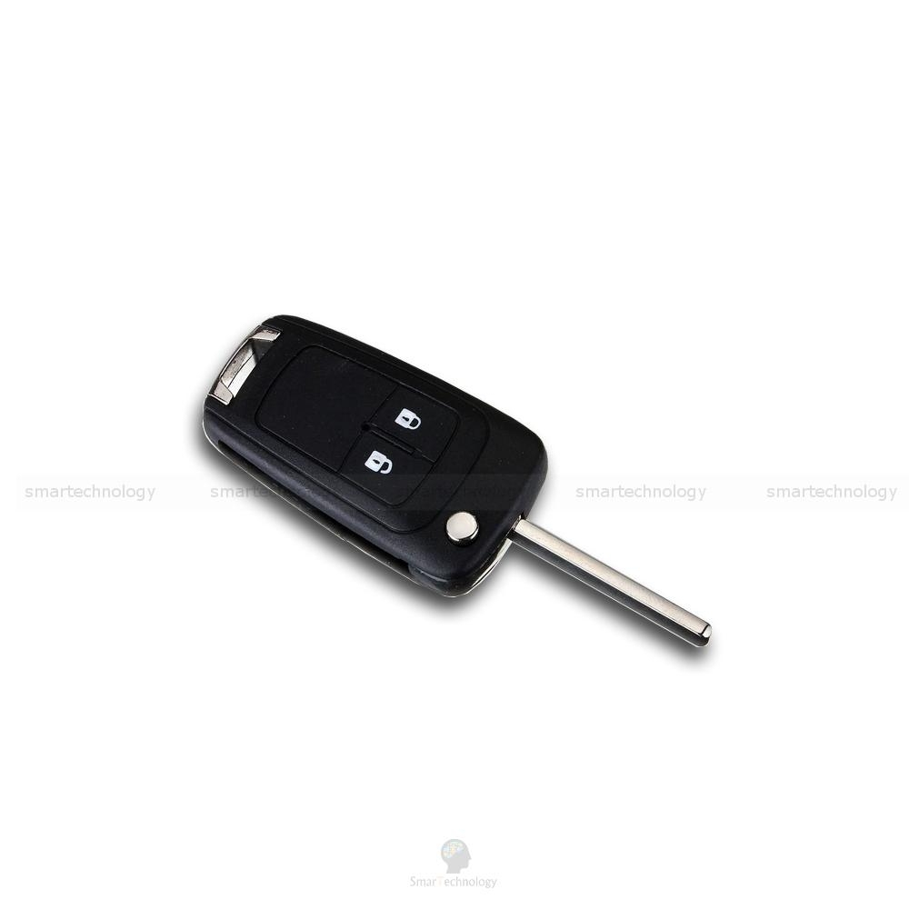 Replacement Key Shell Case For Vauxhall/Chevrolet Astra, Insignia, Vectra - Black