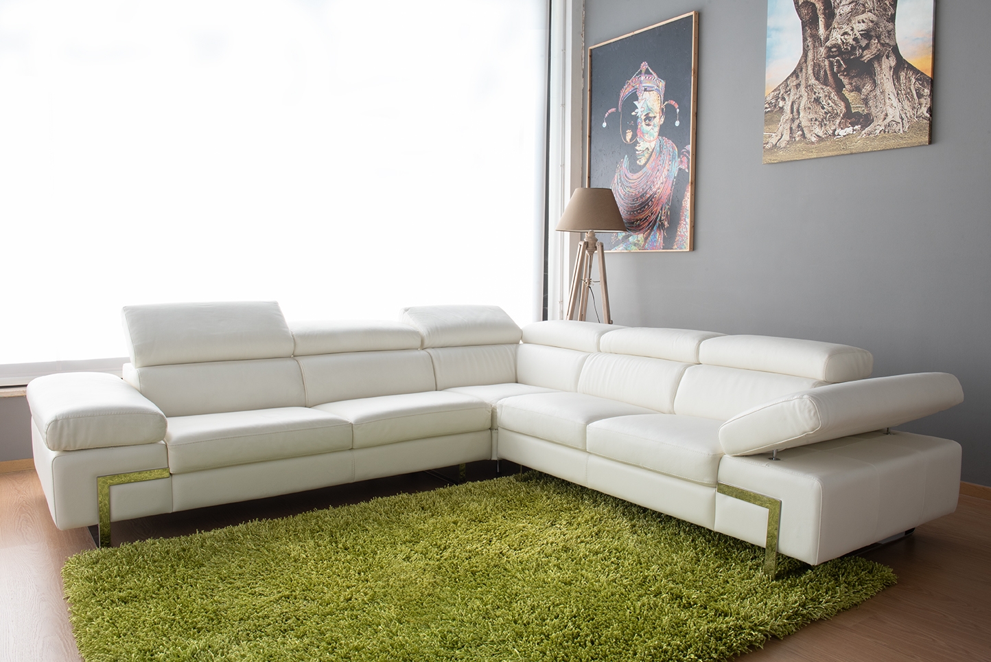 Divano Letto Angolare In Pelle