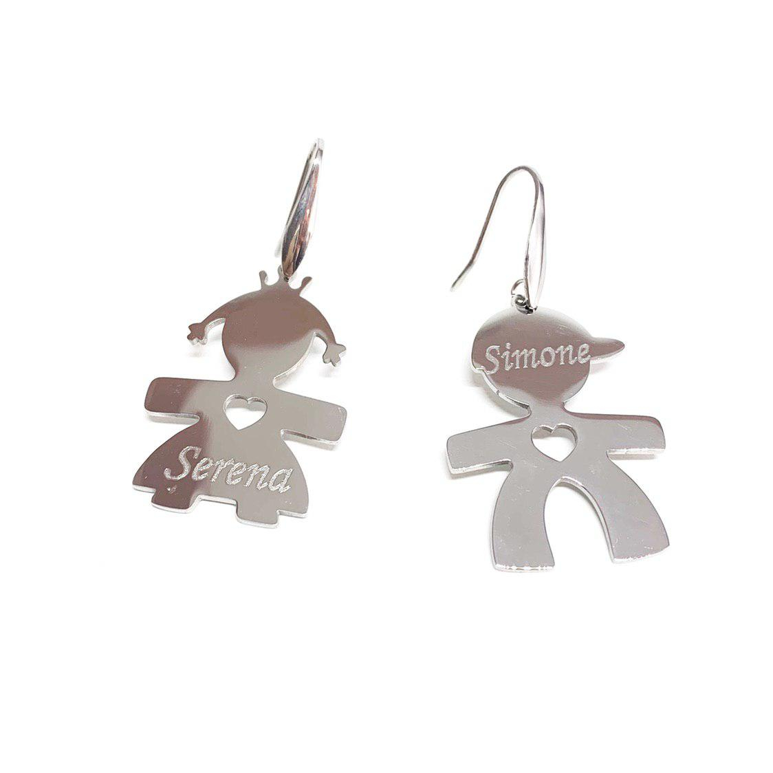 DUOYING Orecchini A Cerchio Con Nome Personalizzato Personalizzato Mini Twist 25mm Lettere Cerchi Orecchino Per Bambini Per Regalo Di Gioielli Per Bambini - Foto 8
