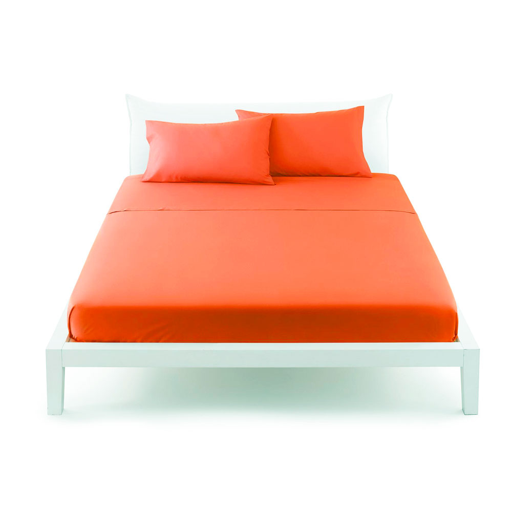 Lenzuola piano percalle 80 fili matrimoniale 250x290 - vari colori - Cassera