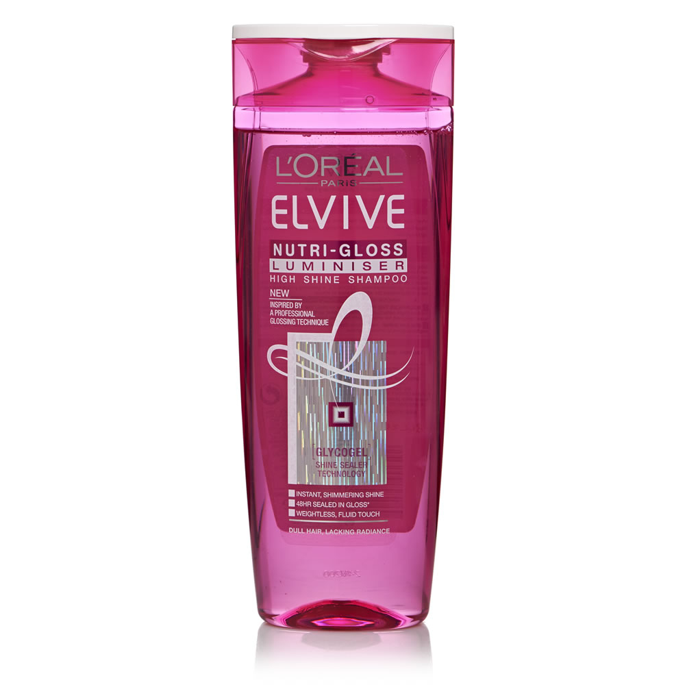 Download ELVIVE Shampoo Nutri-Gloss luminizer 400 ml Yellowimages Mockups