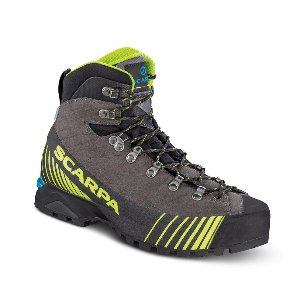 RIBELLE OD   -   Lightweight for fast and light mountaineering, via ferratas   -   Titanium-Lime