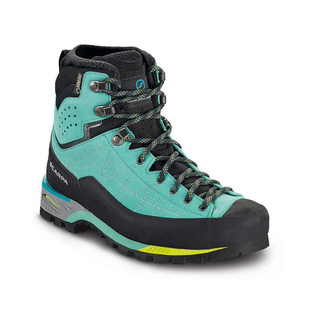ZODIAC TECH GTX WMN   -   Technical mountaineering, via ferratas, challenging treks   -   Green blue