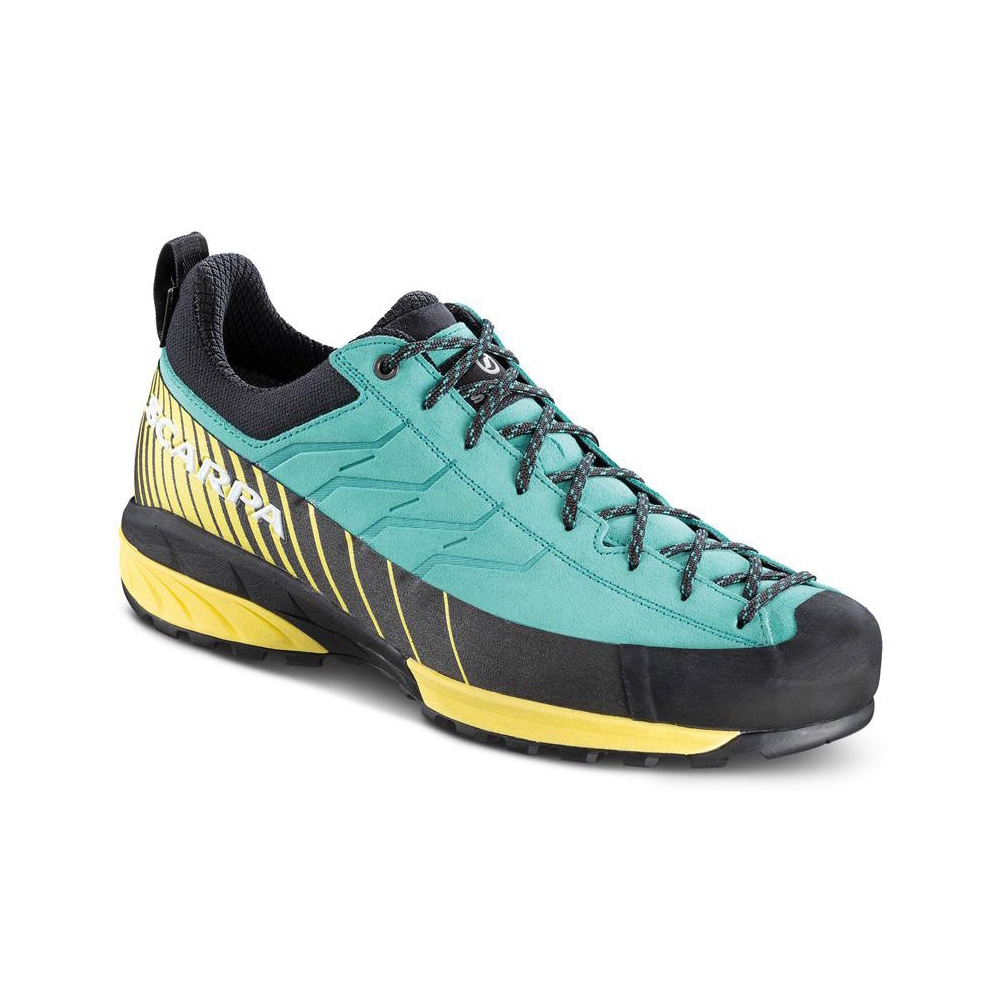 MESCALITO GTX WMN   -   Avvicinamento tecnico, vie ferrate, Escursioni su bagnato   -   Green blue-Light Lemon