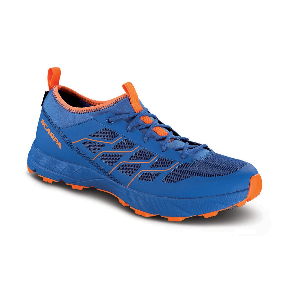 ATOM SL GTX   -   Trail running allenamento su bagnato   -   Turkish Sea-Orange Fluo