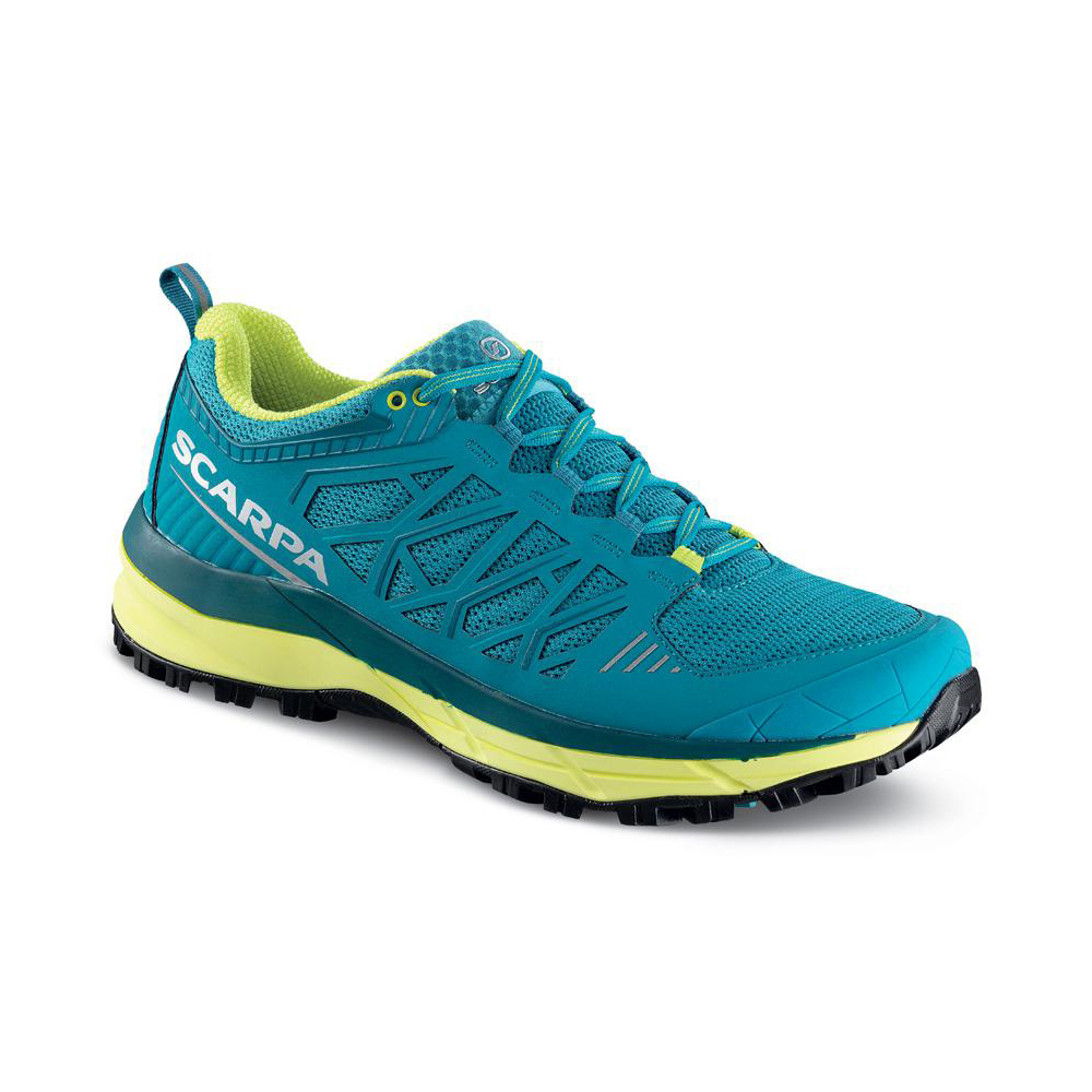 PROTON XT   -   Trail running percorsi off-road lunghe distanze   -   Pagoda Blue-Spring green