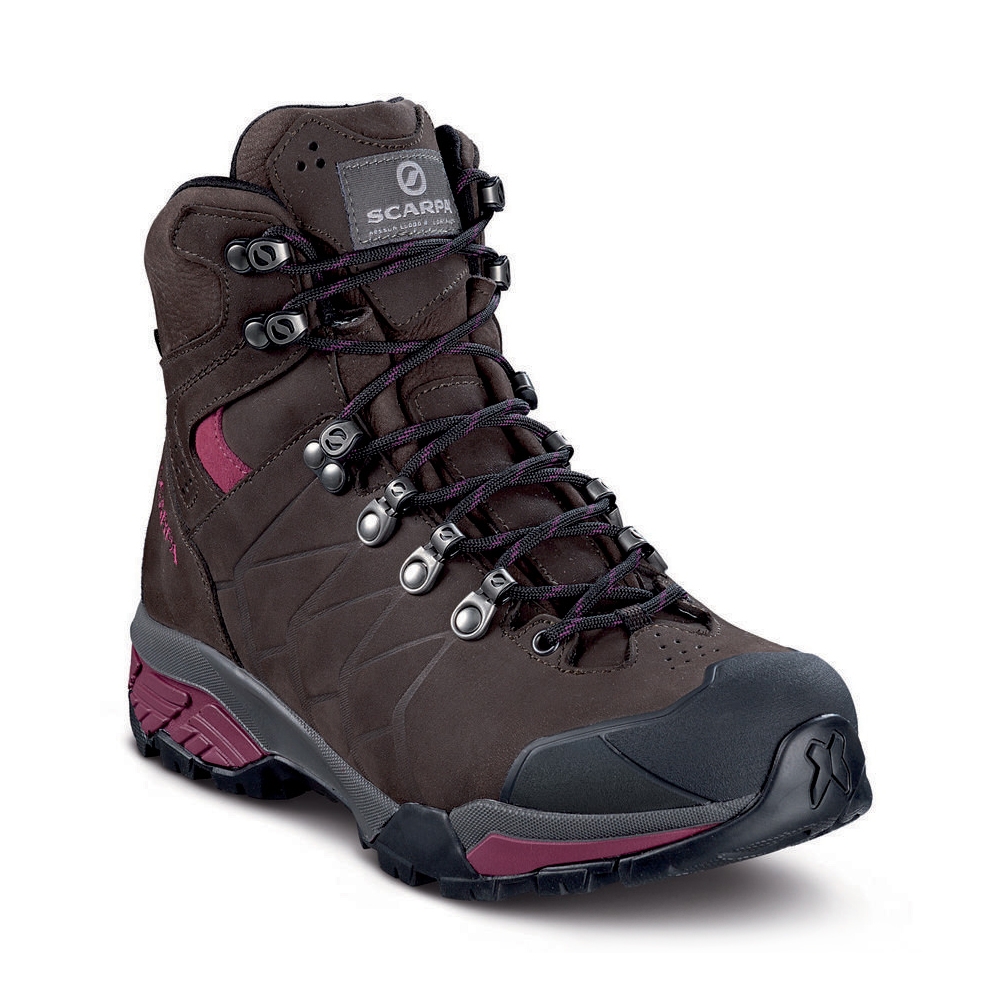 ZG PRO GTX WMN   -   Trekking per escursioni di più giorni, Impermeabile   -   Dark Coffee-Red Plum