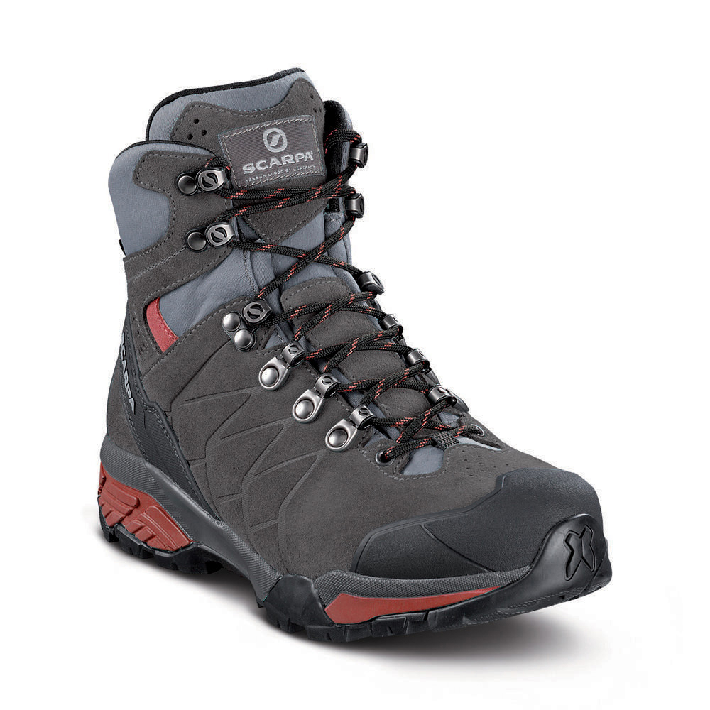 ZG TREK GTX WMN   -   Trekking per escursioni veloci, leggero, Impermeabile   -   Titanium-Red Ibiscus
