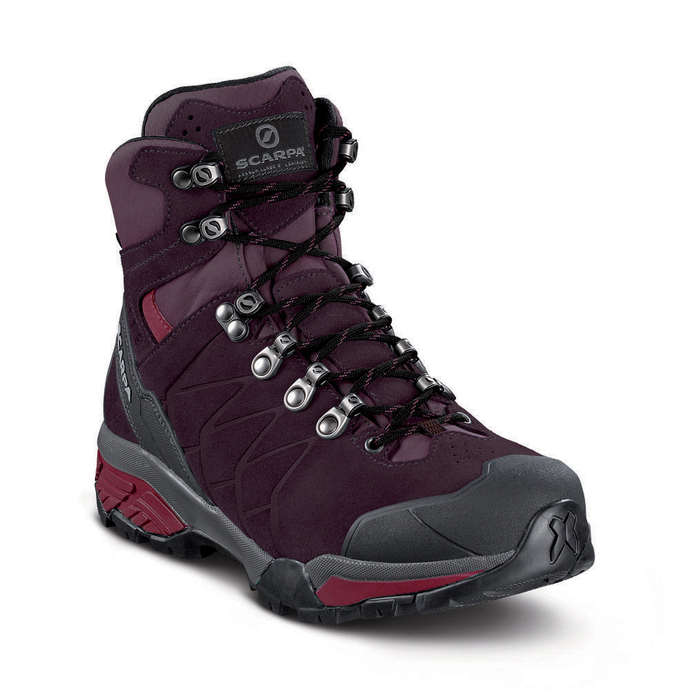 ZG TREK GTX WMN   -   Trekking per escursioni veloci, leggero, Impermeabile   -   Temeraire-Red Plum
