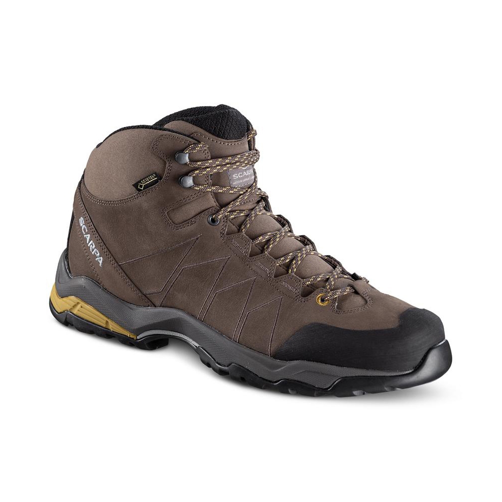 MORAINE PLUS MID GTX   -   Hikinh su terreni misti, Impermeabile   -   Charcoal-Sulphur Green