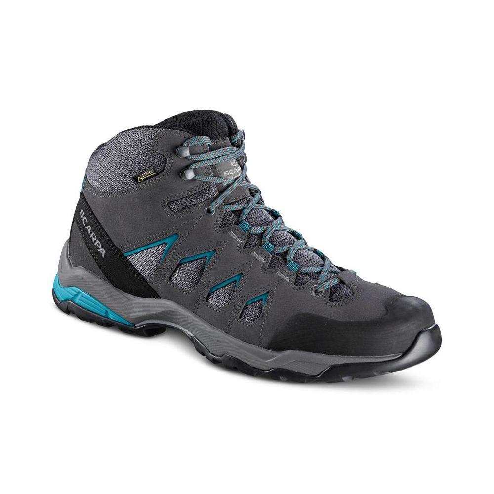 MORAINE MID GTX   -   Hiking su terreni misti, lunghe camminate, Impermeabile   -   Gray-Storm Gray-Lake Blue 