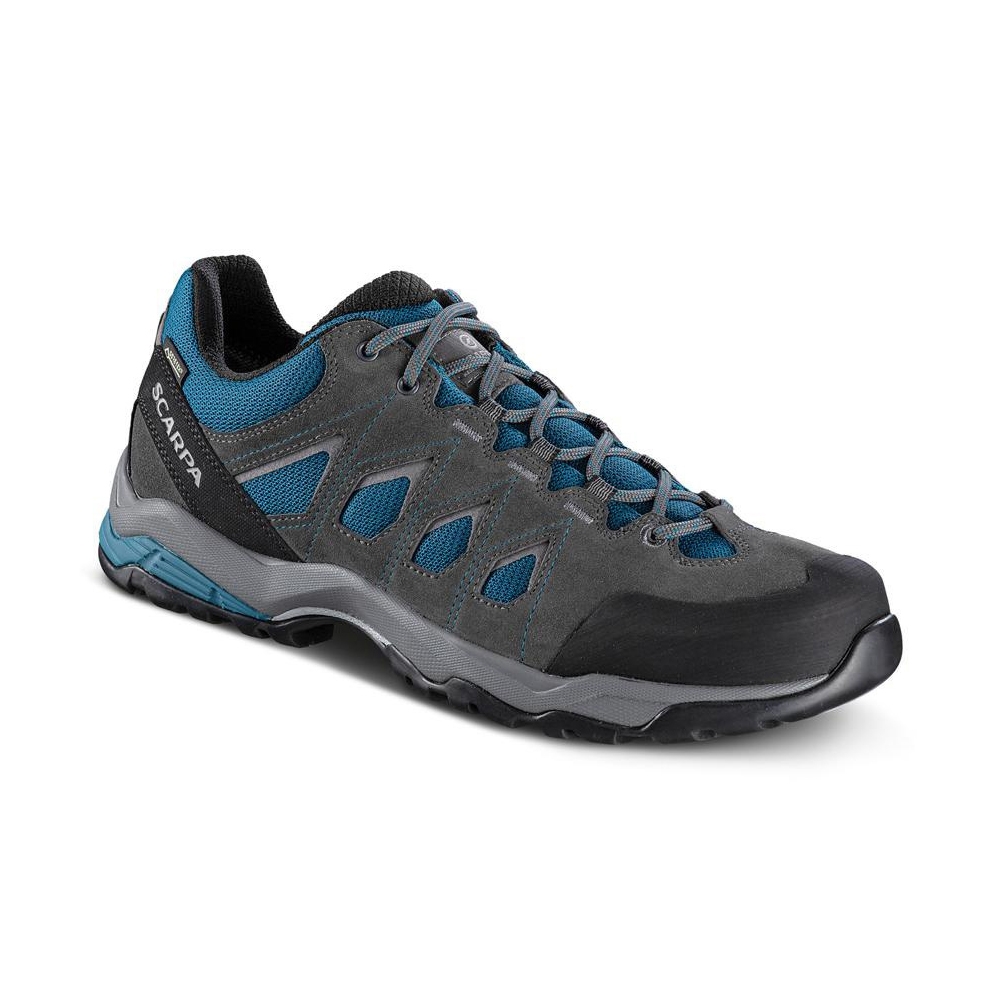 MORAINE GTX   -   Hiking lunghe camminate, uso cittadino, Impermeabile   -   Ocean Blue-Storm Gray- Gray