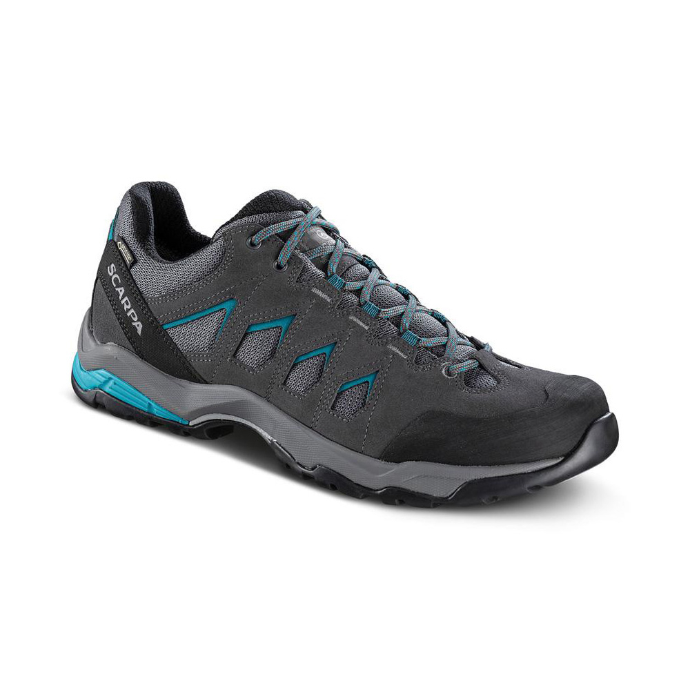 MORAINE GTX   -   Hiking lunghe camminate, uso cittadino, Impermeabile   -   Gray-Storm Gray-Lake Blue 
